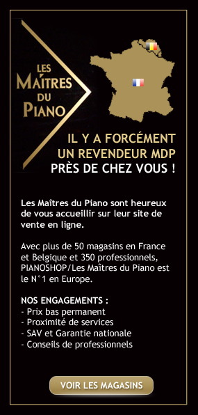 Vente de pianos en France et Belgique