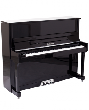 PIANOS DROIT Wendl & Lung 122 Noir brillant