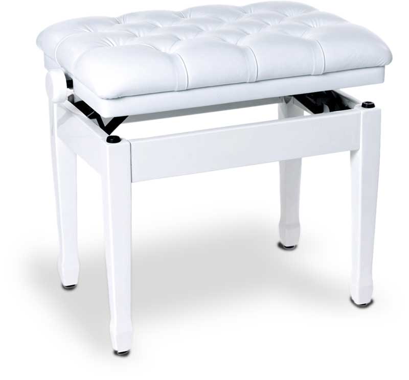 Siège pour piano FEURICH Banquette concert cuir blanc - Pianoshop