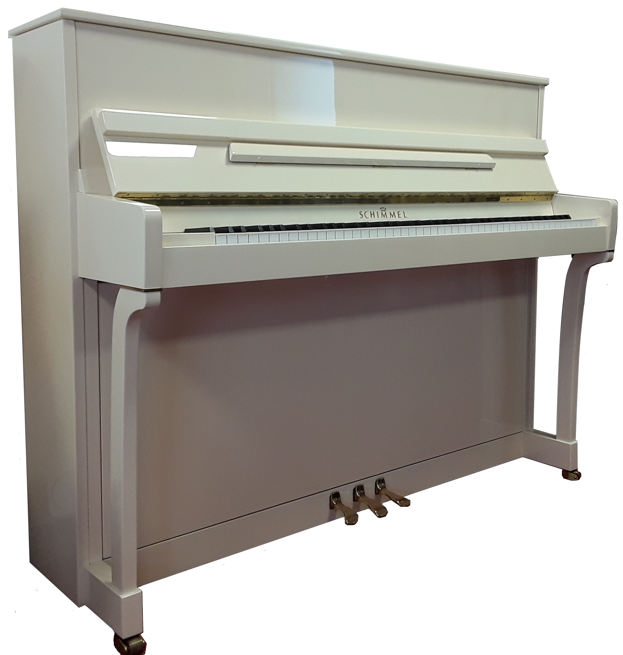 Piano Schimmel d'occasion SCHIMMEL 117 blanc brillant - Pianoshop